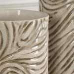 Timber Swirl Vases, S/2 - Image 3
