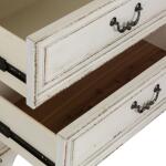 Abbey Park 5 Drawer Chest Chests Antique White & Weathered Brown 21