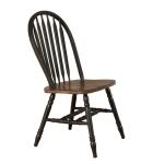 Carolina Crossing Windsor Side Chair- Black Chairs & Benches Black 13