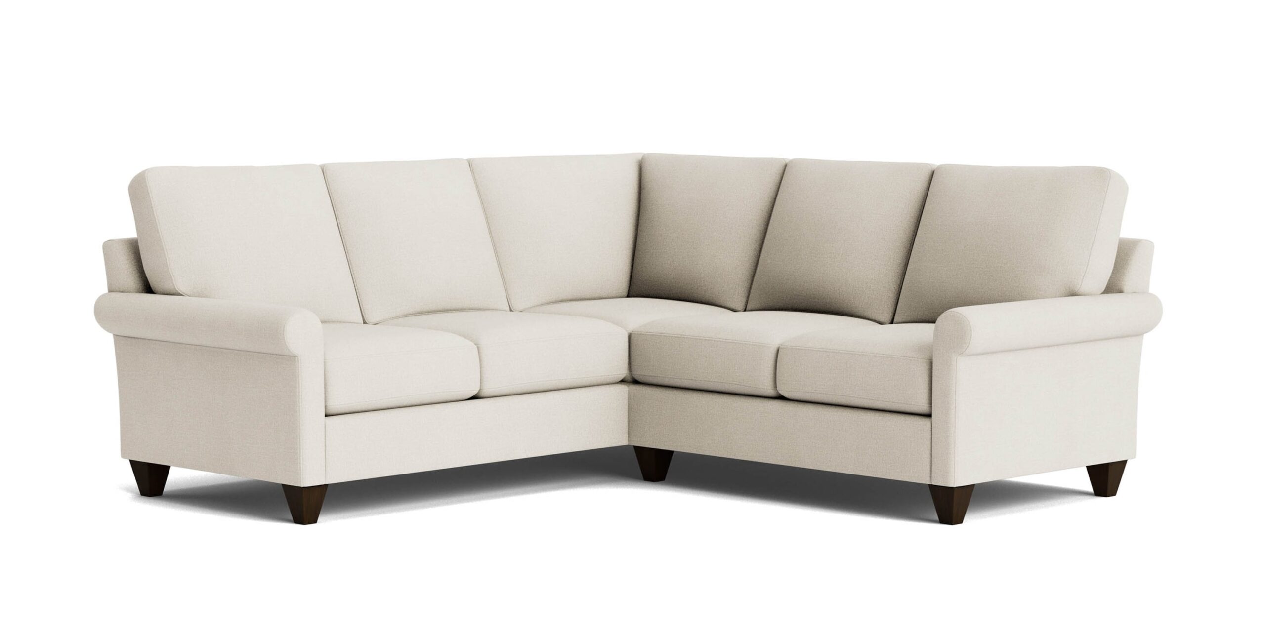 1050d68da08f0f4bba9a3fd1f8e1f72b True Custom™ True Custom® Roll Arm L-Shaped Sectional - Image 1