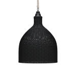 Hampton Rattan Pendant Extra Large Lighting Blue 12