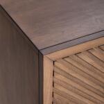 Easton 82 Inch TV Console Entertainment Stands Brown 23