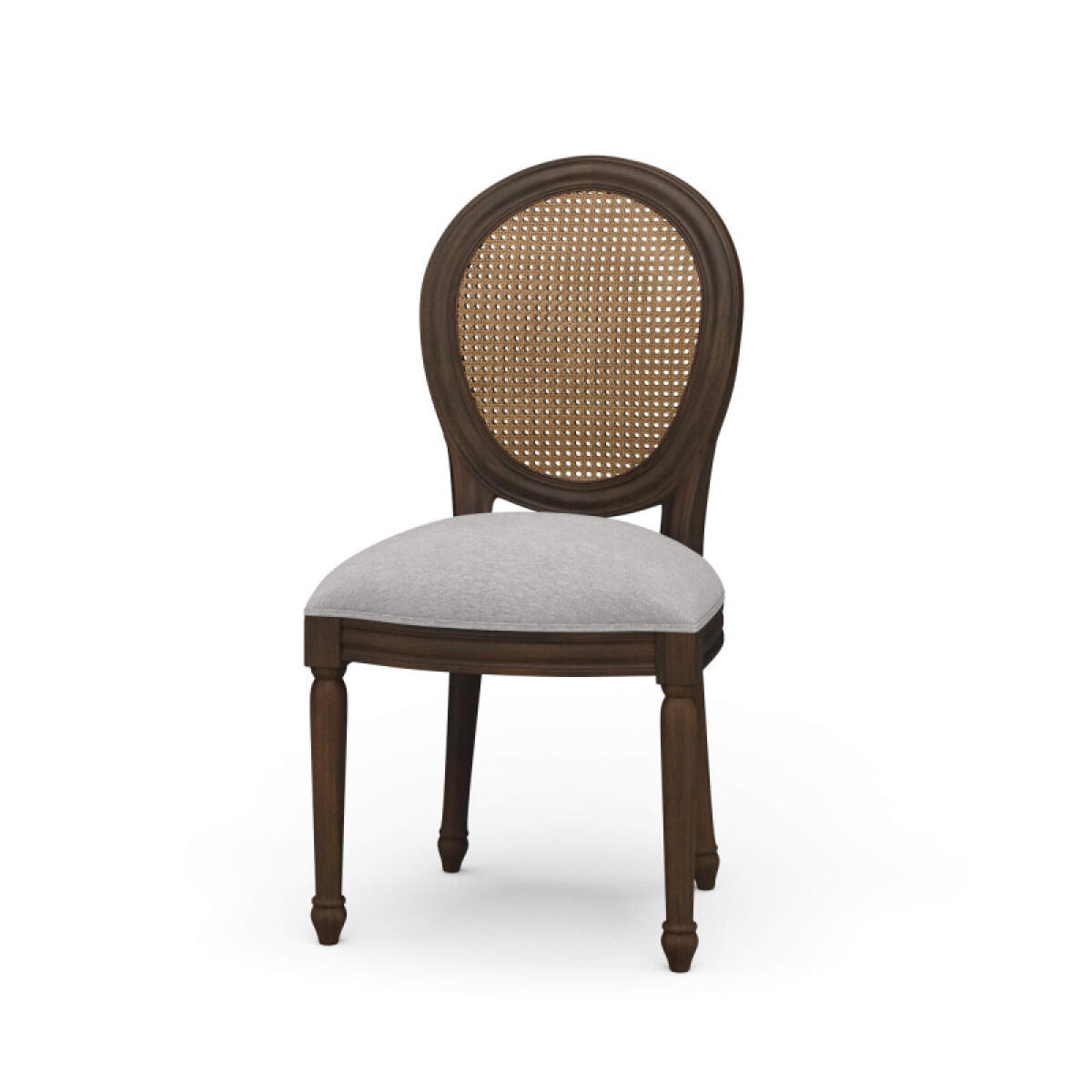 10d7211e8e4b23854e522a25b728a479 Tulip Rattan Back Dining Chair W/o Fluted Leg - Image 1