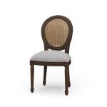 Tulip Rattan Back Dining Chair W/o Fluted Leg