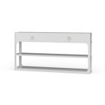 Corte Open Console Table W/ 2 Drawers