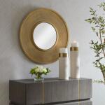 Axel Round Mirror Mirrors Brown 12