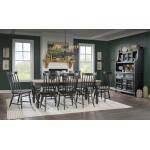 Windsor Side Chair With Tapered Spindles Chairs & Benches Black 13