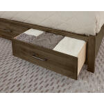 Cool Rustic Cal King X Bed With Footboard Storage - Image 5