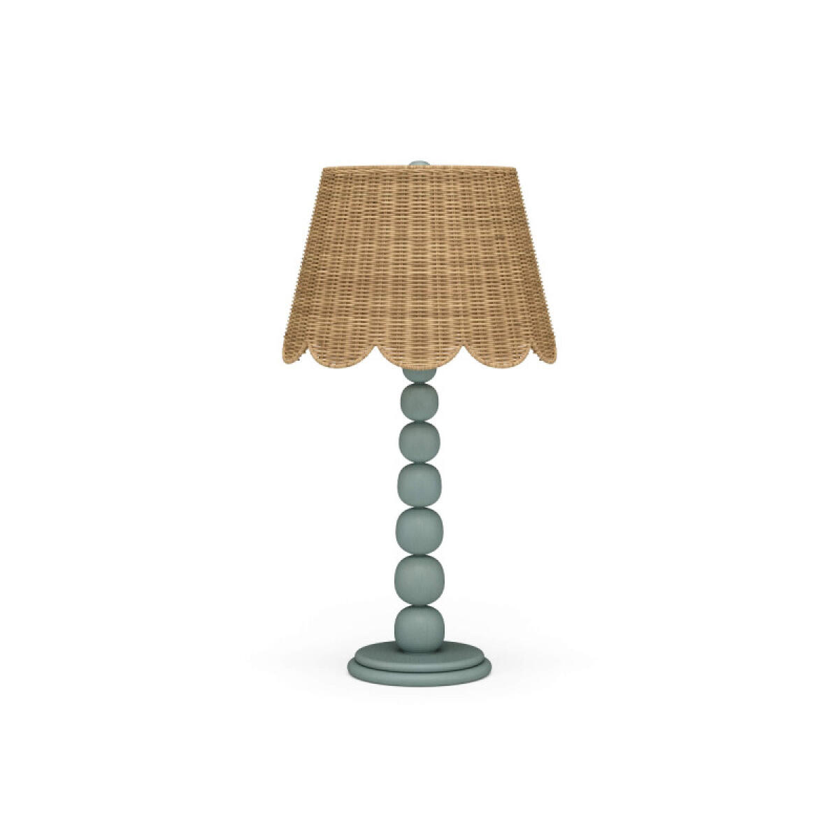 1156e7c4660a0bb28e329595b3278689 Cholet Table Lamp W/ Scalloped Shade - Image 1