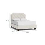Florence Tufted Upholstered Bed - Image 5