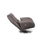 Ranlo Leather Swivel Arm Chair Chairs Bassett Furniture 23