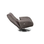Ranlo Leather Swivel Arm Chair - Image 7