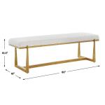 Midas Bench, Gold - Image 8