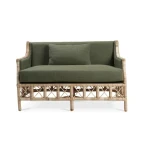 Rabana Rattan Loveseat - Image 6