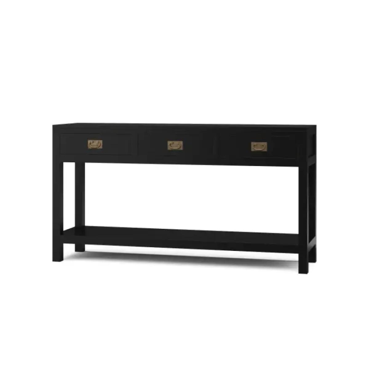 11a59638eb45774f8d99eb05ef985ef5 Kagu 3 Drawer Narrow Console - Image 1