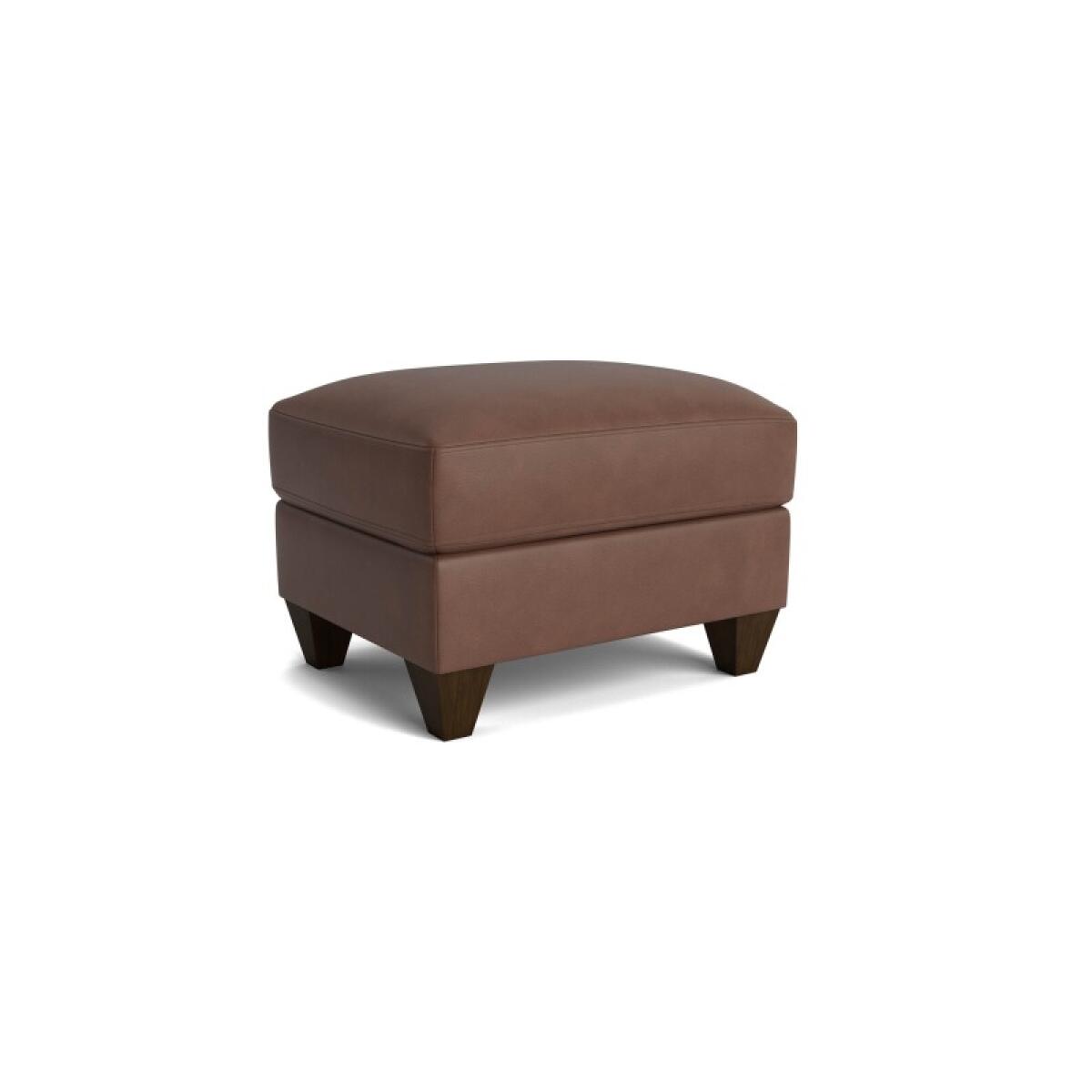 11fb0dfbf1f67c330881dcbf14d72f06 True Custom™ True Custom® Leather Ottoman - Image 1
