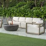 Remsen 4 Seater Outdoor Sofa Outdoor Sofas Cream 26