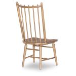 Spindle Back Side Chair Chairs & Benches Barnwood Oak 11
