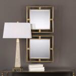 Allick Square Mirrors, S/2 Mirrors Gold 10