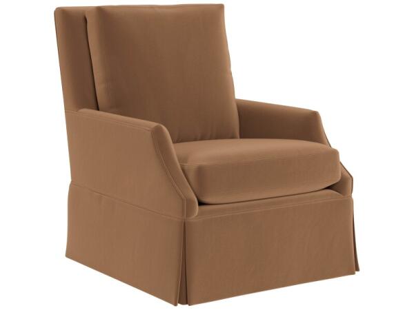 Jocelyn Swivel Glider Chair Chairs Brown 9