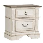 Abbey Park Queen Uph Sleigh Bed, Dresser & Mirror, Night Stand - Image 5