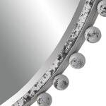 Taza Round Mirror, Antique White - Image 6