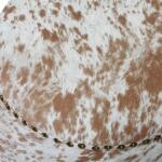 Gumdrop Ottoman, Cow Hide - Image 7