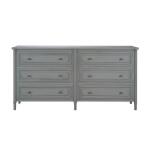 Nantes 6 Drawer Dresser Dressers Blue 19