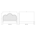 Chloe Upholstered Bed - Image 7