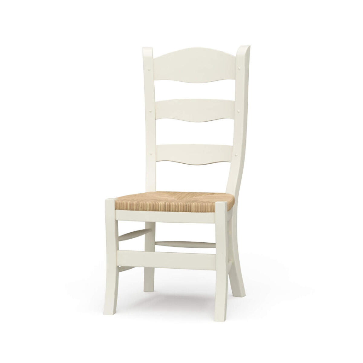 13325caab1cc3219e9f403f6935222a2 Peg & Dowel Ladder Back W/ Rush Seat - Image 1