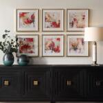 Fresh Start Framed Prints, Red, S/6 - Image 4