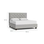 Manhattan Tufted Upholstered Bed - Image 5