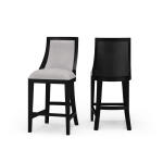 Monarch Counter Stool W/ Rattan Back