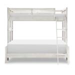 Complete Twin Over Full Bunk Bed Stone Path Gray Finish Youth Beds Legacy Classic Furniture 15