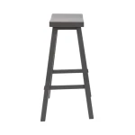 Creations 24 Inch Sawhorse Counter Stool- Gray - Image 5
