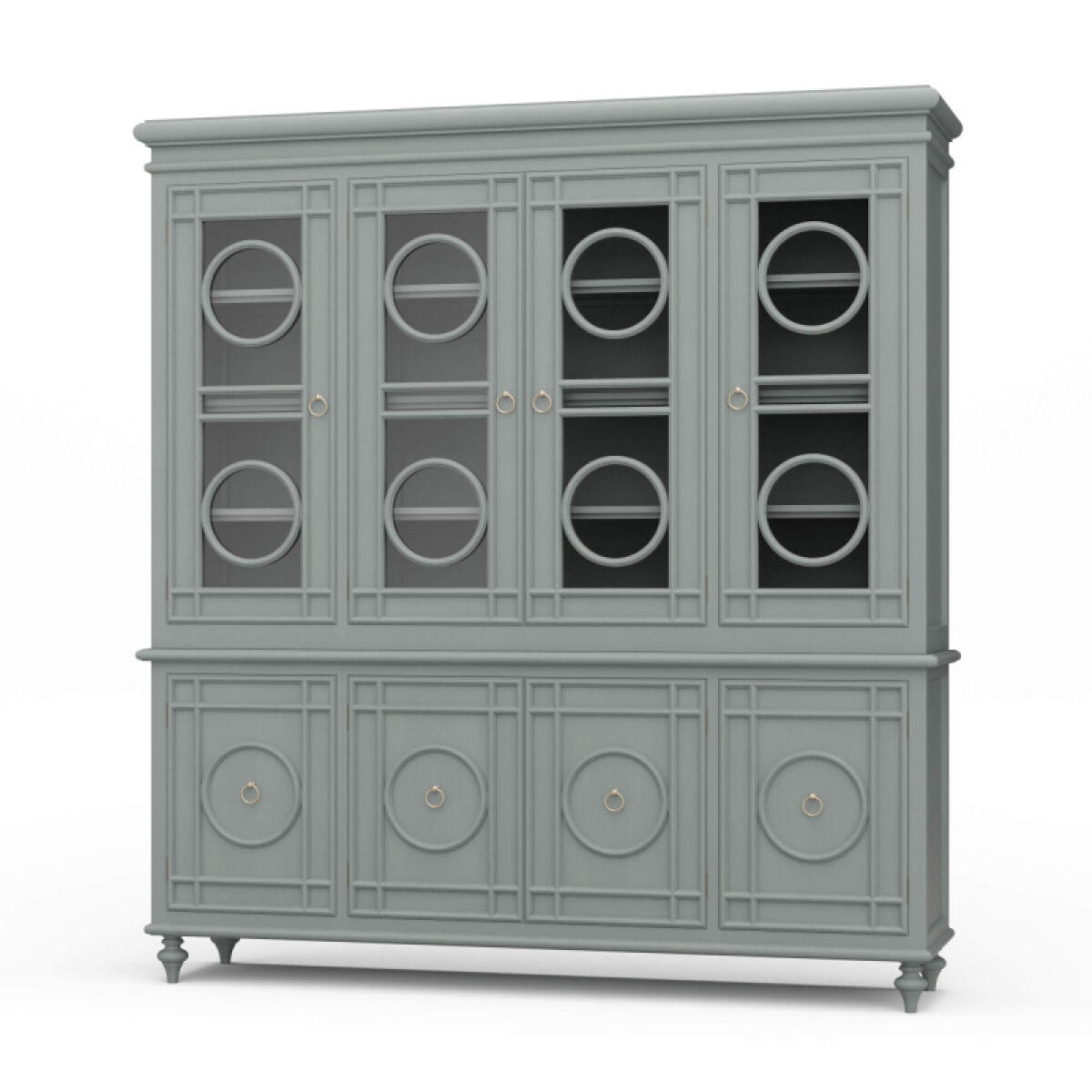 138f08f9dc5aacf84632b188c94011fe Savannah Display Cabinet W/ Glass Door - Image 1