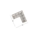 Alexander Roll Arm L-Shaped Sectional - Image 4