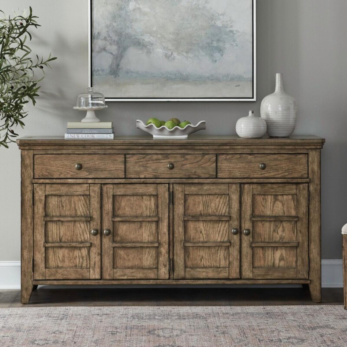 Carolina Park Server Dining Storage Amber Brown 2 Carolina Park Server Dining Storage Amber Brown 2