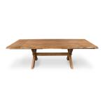 Crossbuck Live Edge Dining Table with Extendable Leaves Dining Tables Bassett Furniture 19