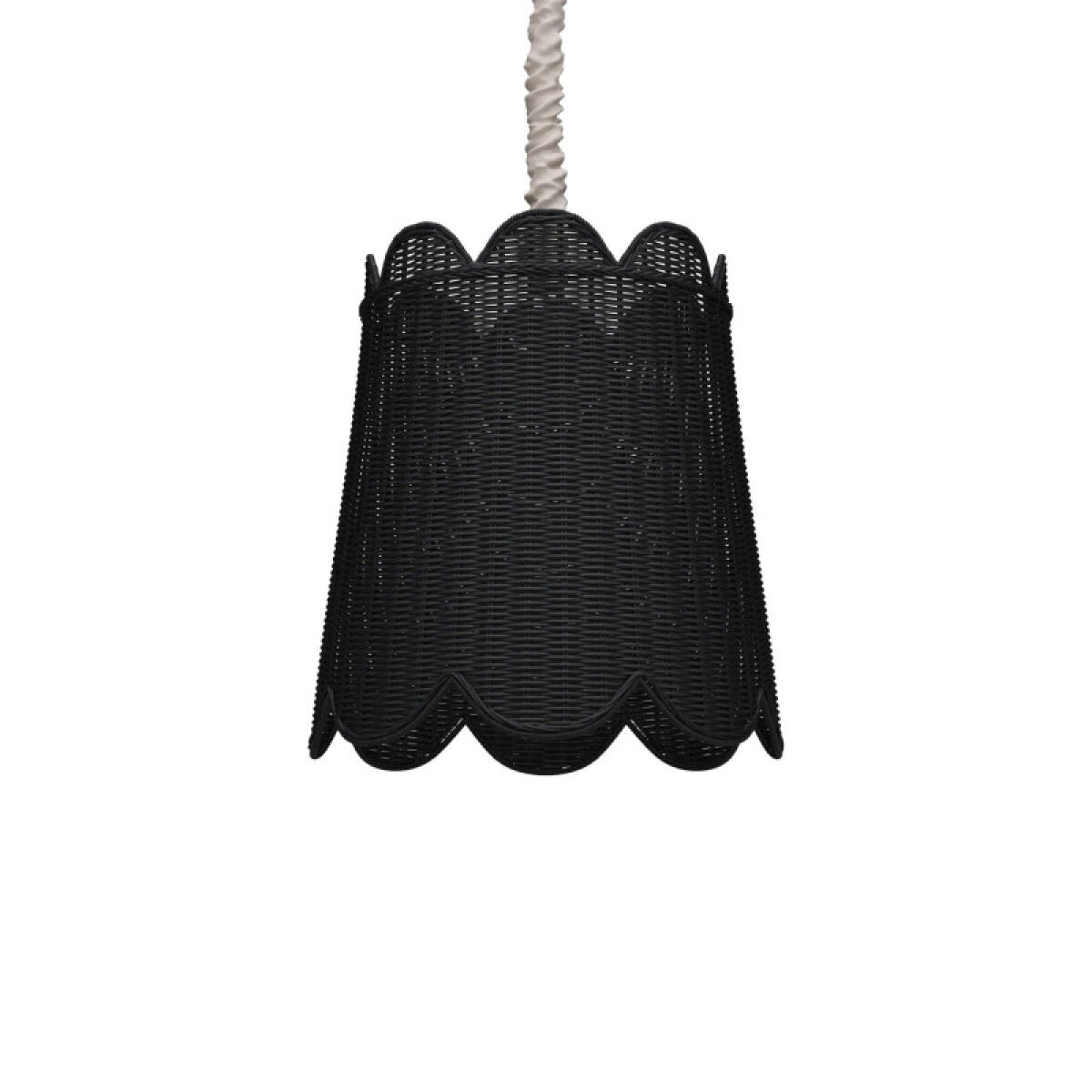 14224dc0bb6d64d56ff7a00ecab9a322 Scalloped Rattan Pendant - Image 1
