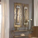 Jaymes Metal Wall Panel Wall Decor Gold 12