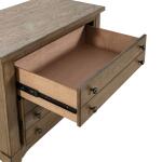 Americana Farmhouse Lateral File Cabinet Office Storage Brown 32