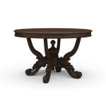 Mandolin Dining Table W/ Solid Hardwood Top