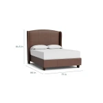 Paris Leather Upholstered Storage Bed - Image 4