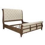 Americana Farmhouse King Sleigh Bed, Dresser & Mirror, N/S - Image 2