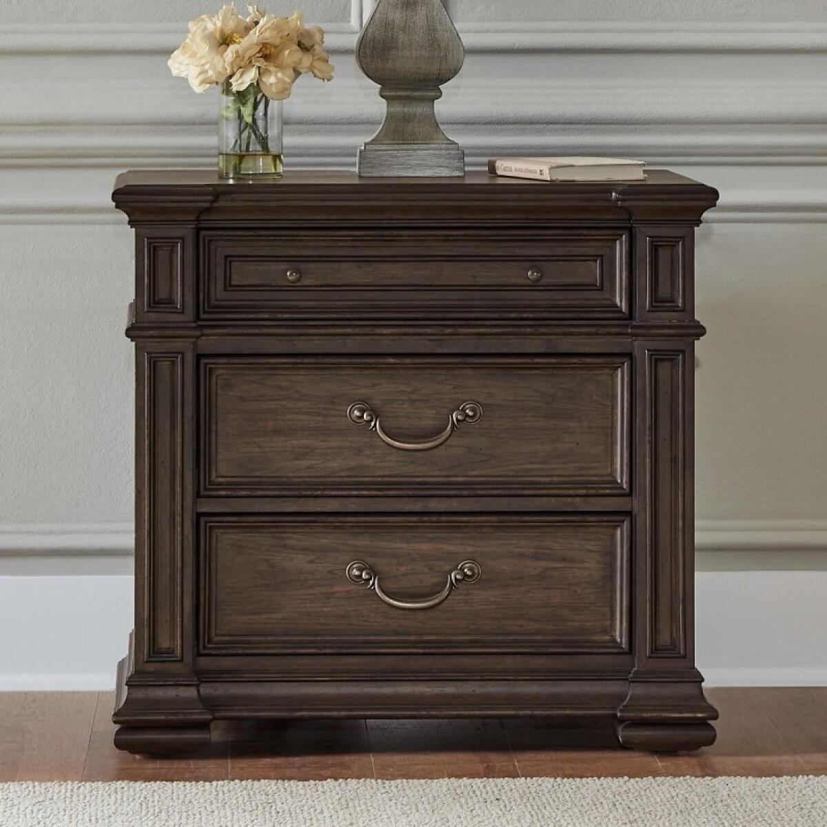 147bcdd0f6931a89778141f552e22735 Provence Park Nightstand w/ Charging Station - Image 1