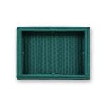 Scallop Rattan Side Table W/ Tray - Image 7
