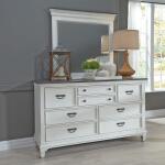 Allyson Park Queen Panel Bed, Dresser & Mirror - Image 2