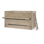 Complete Captains Bed 33 Weathered Oak Finish - Image 14