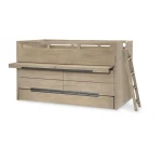 2800 District LK Complete Captains Bed 33 Weathered Oak Finish - Image 13